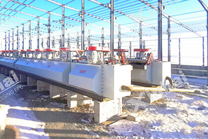Flotation mahcines with 400 tons per day in Mongolia
